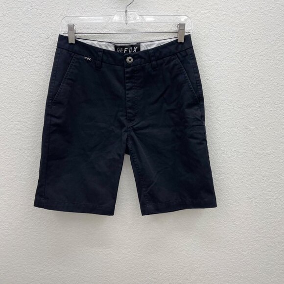 Fox Racing Black Chino Shorts with Pockets Mens size 28 - Picture 1 of 6